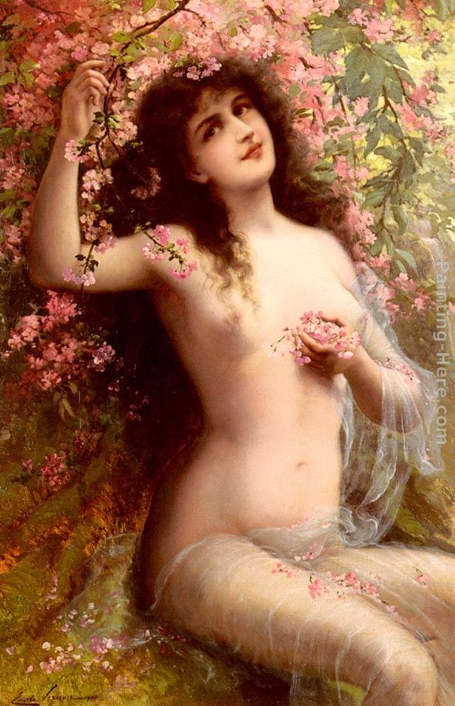 Emile Vernon Among The Blossoms